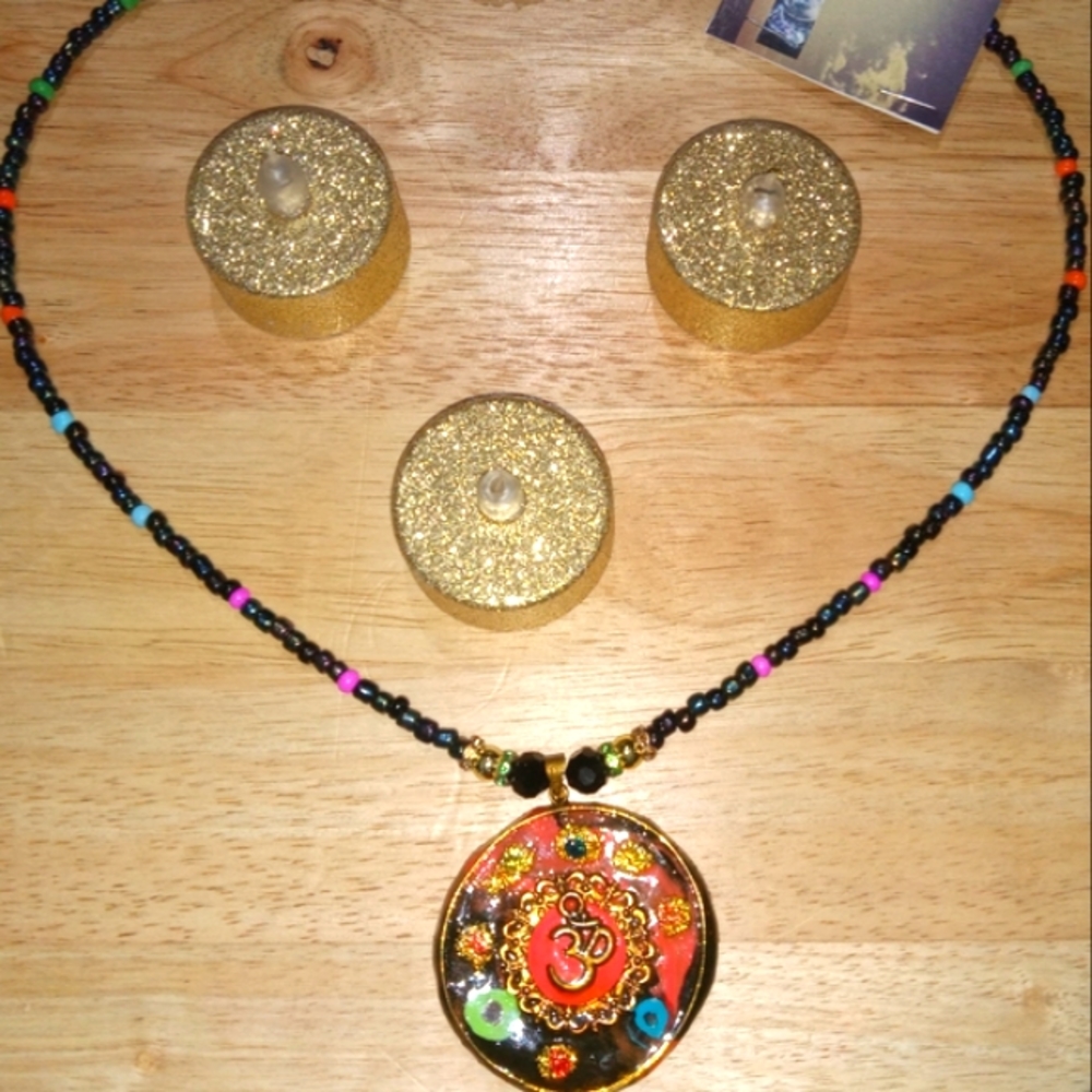 Om 🕉 emblem necklace